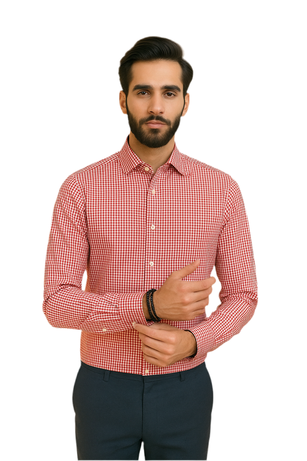 Red Boxes Formal Shirt