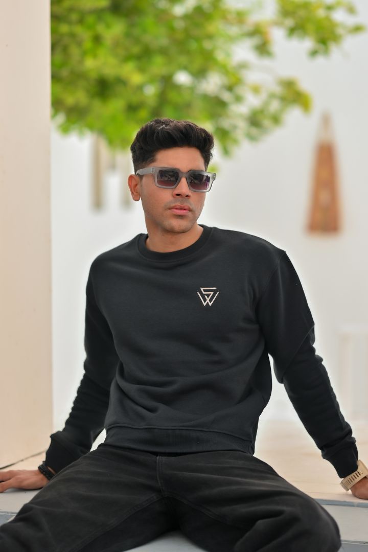 Men's Black Sweat Shirt