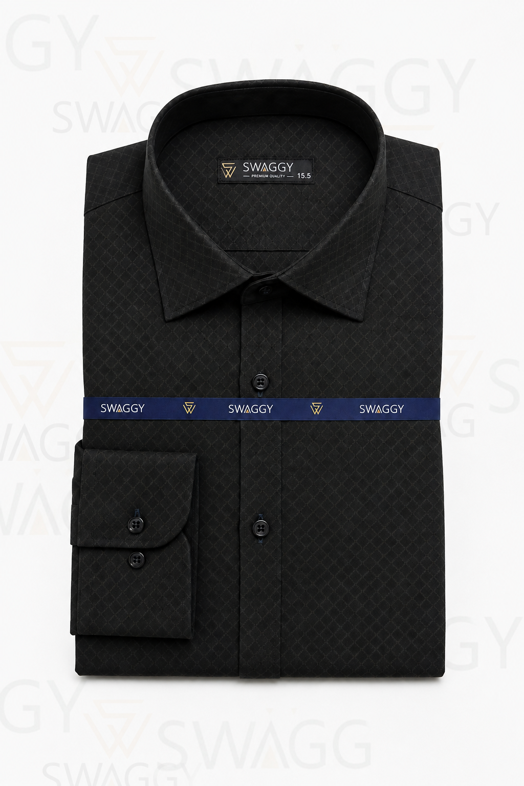 Charcoal Diamond Dress Shirt