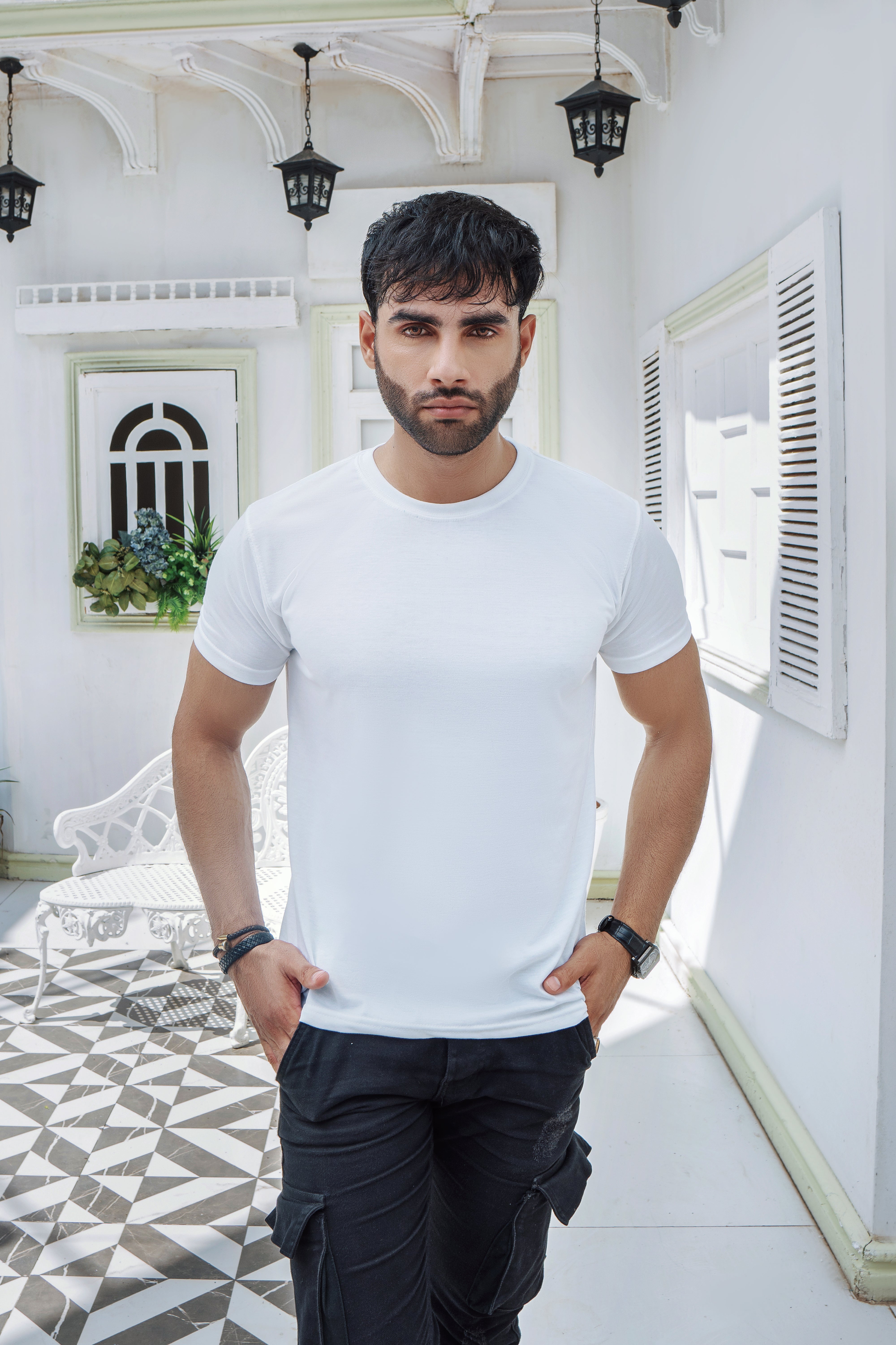 Pure White Men's T,Shirt