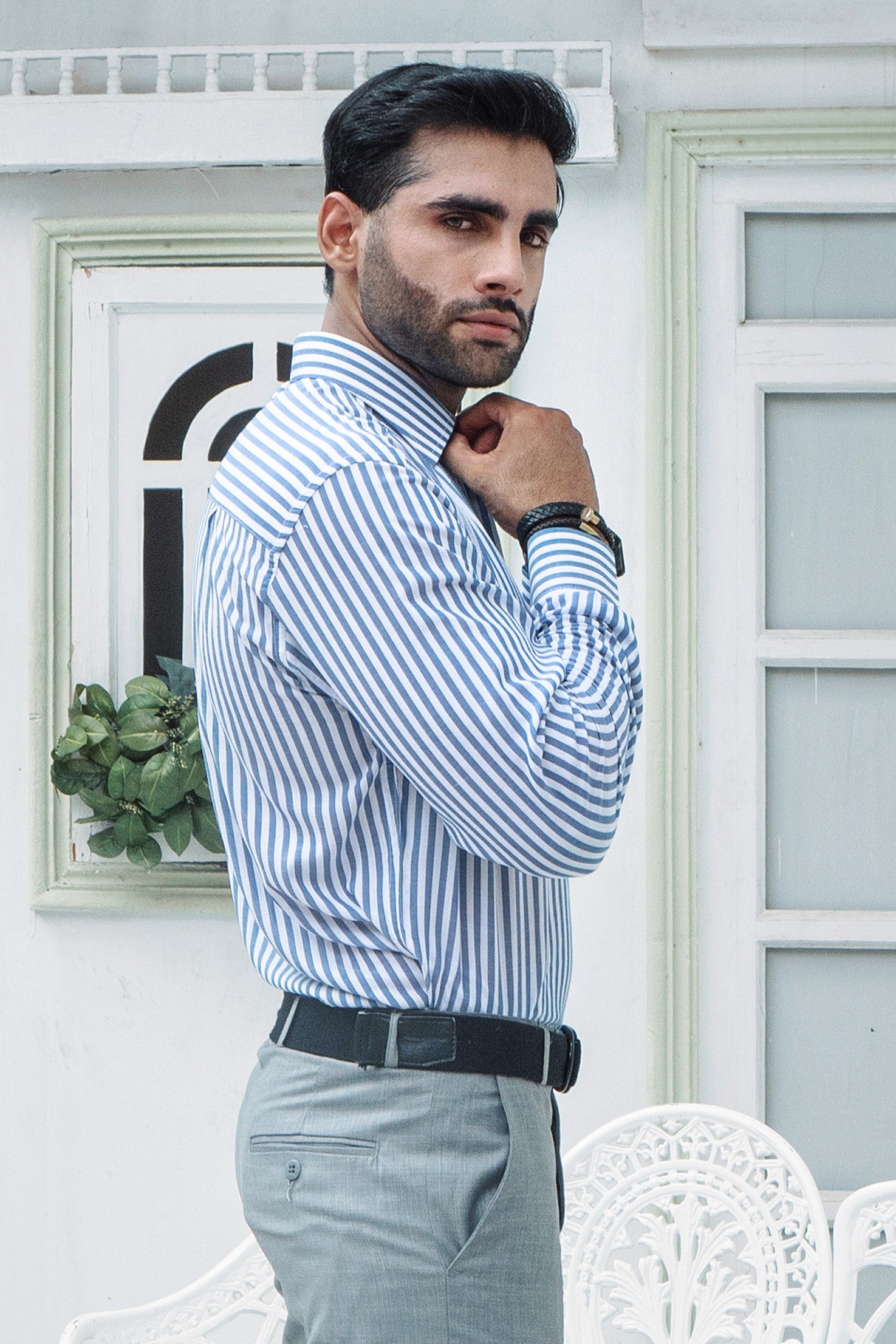 Skyline blue lining Formal Shirt