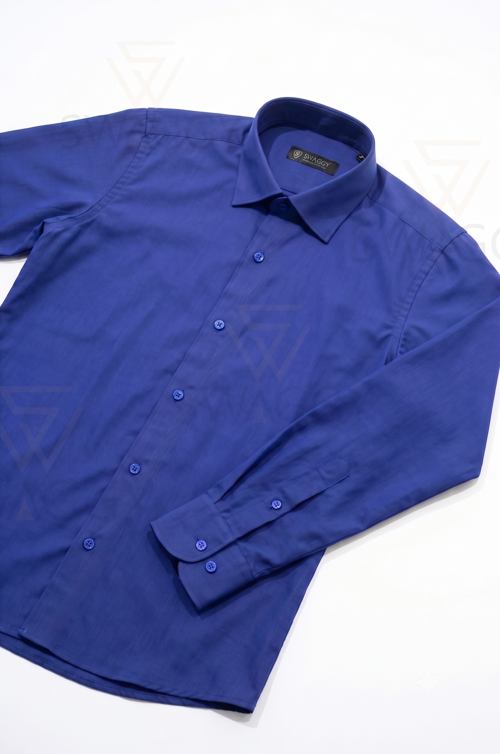 Gradient Dark Blue Dress Shirt