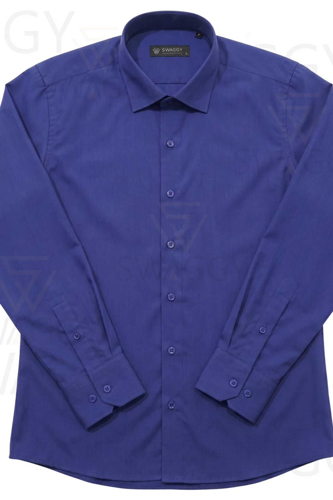 Gradient Dark Blue Dress Shirt