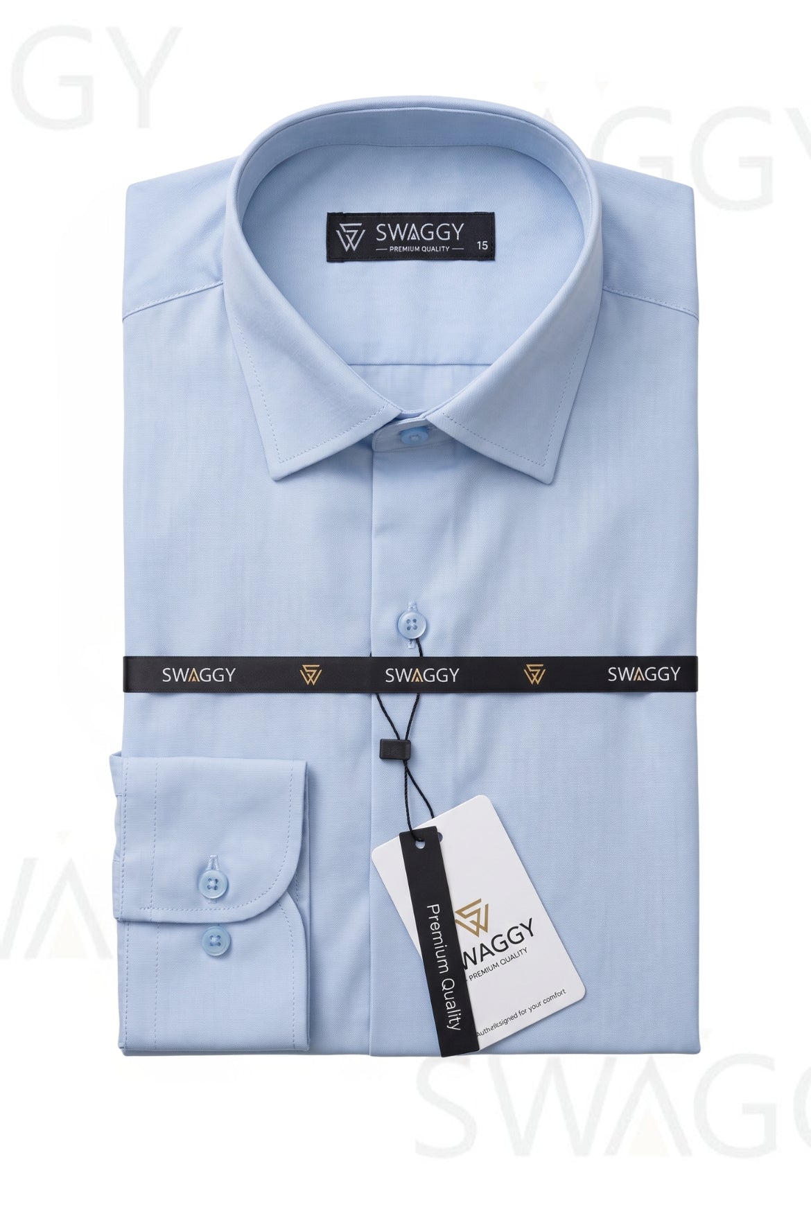 Sky Blue Striped Dress Shirt