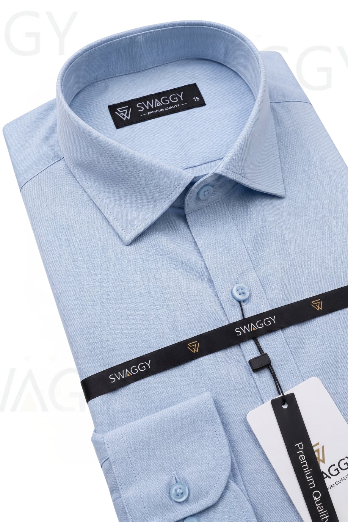 Sky Blue Striped Dress Shirt