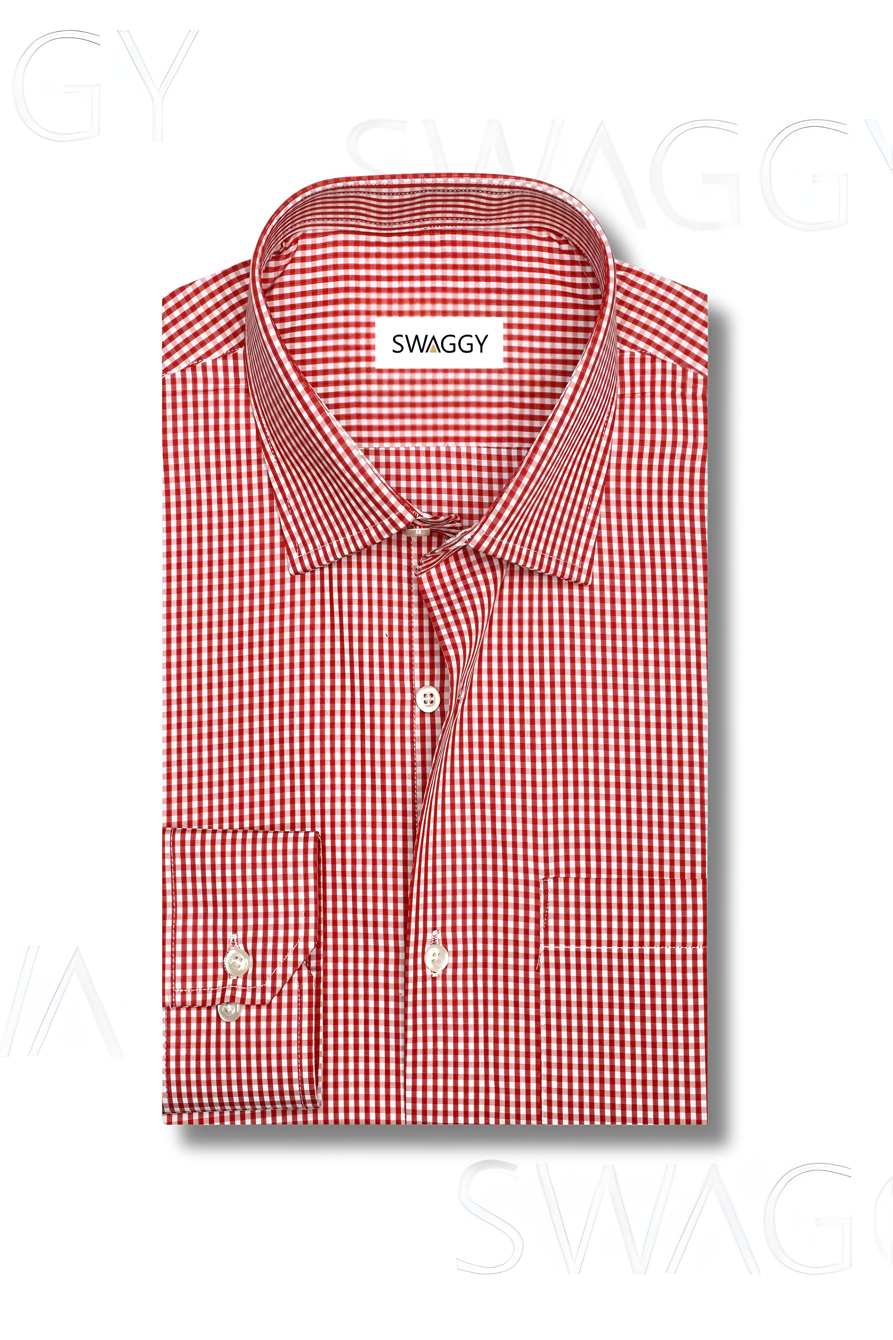 Red Boxes Formal Shirt