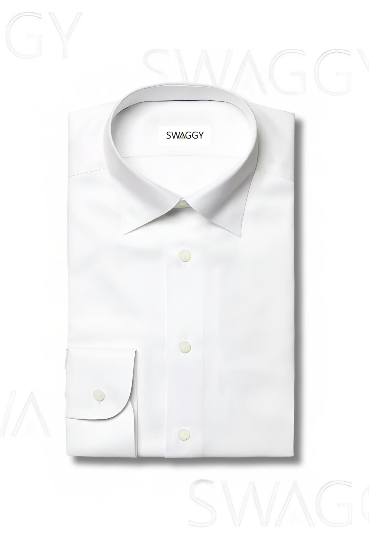 Pure White Mens Dress Shirt