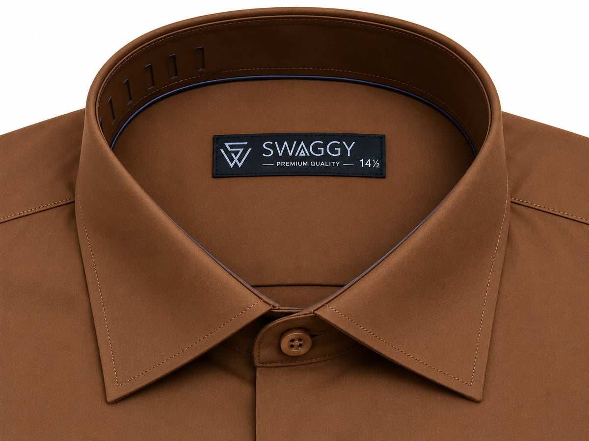 Chocolate Brown  Formal Shirt
