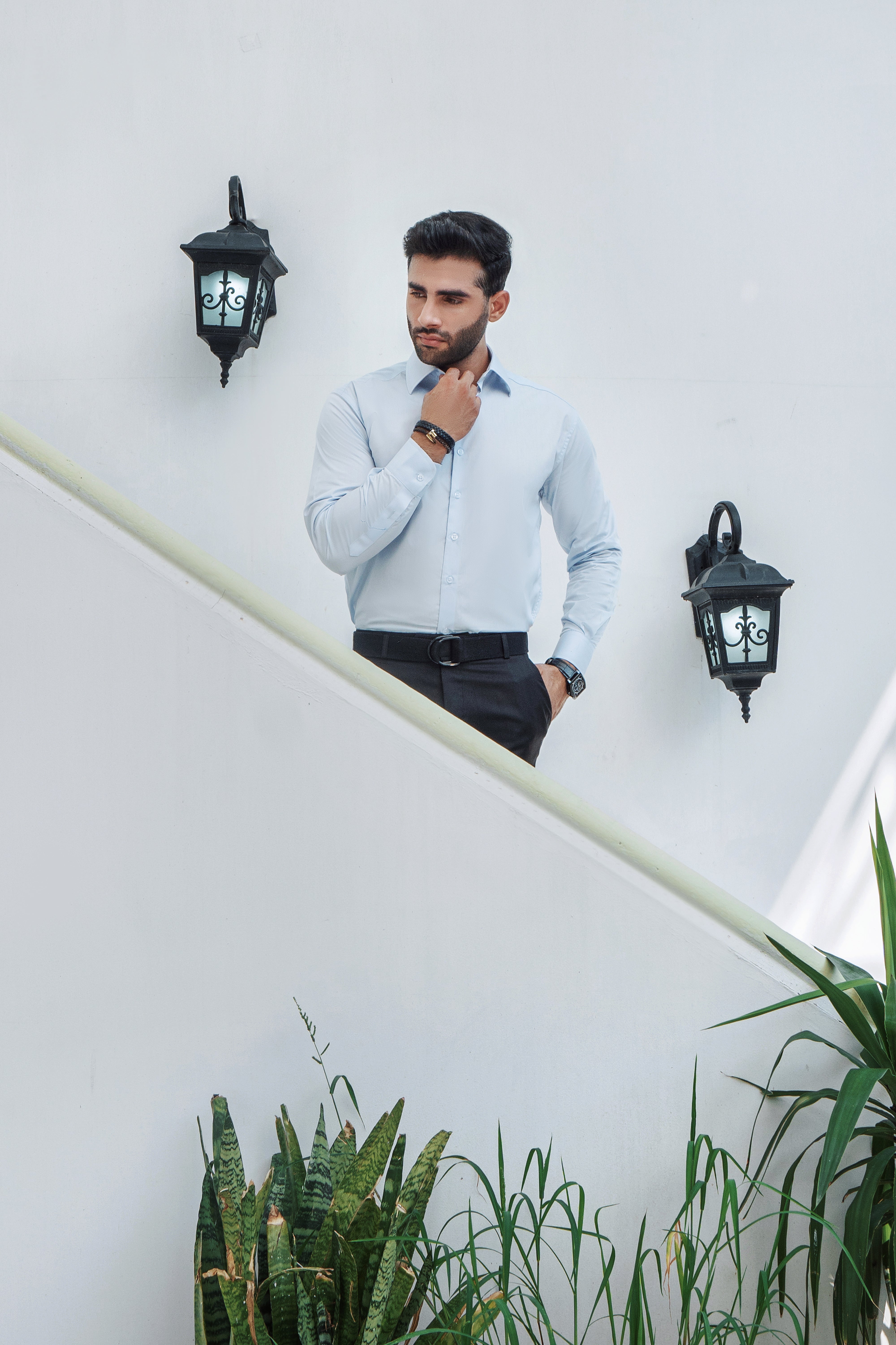 Celestial Blue Plain Formal Shirt